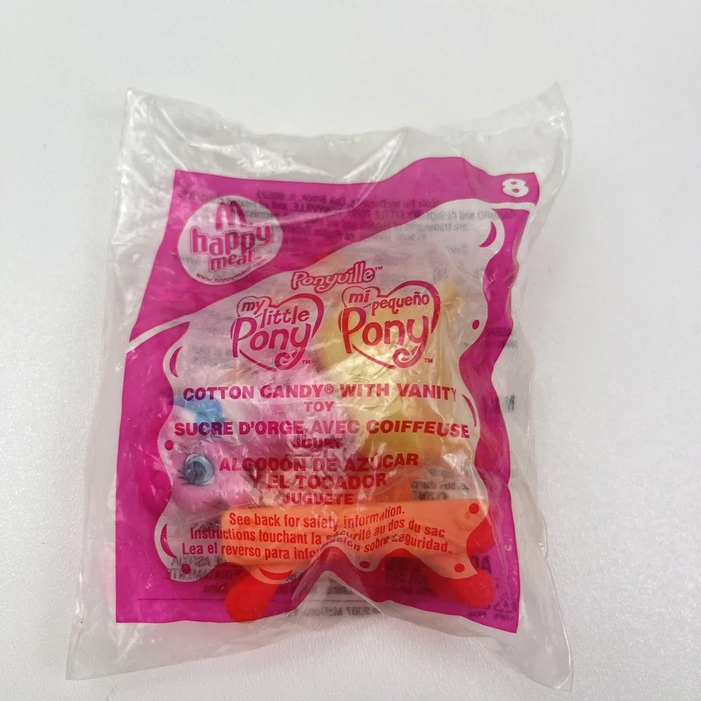 2007 McDonalds Happy Meal Toy My Little Pony 8 Cotton Candy